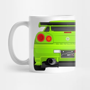 GTR R34 LIME Mug